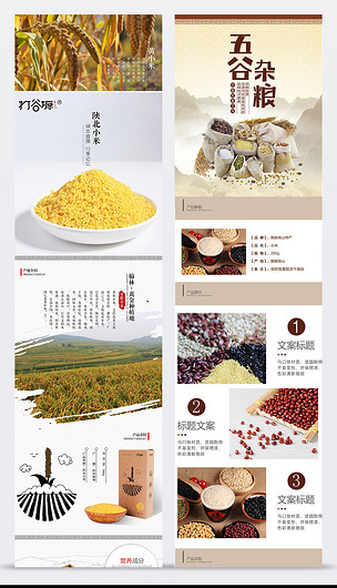 陕北黄小米 五谷杂粮的黄金珍品